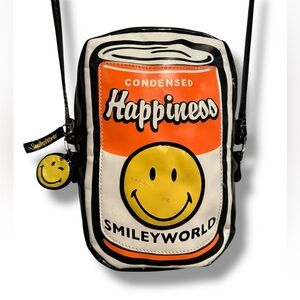 SmileyWorld Happiness Crossbody Bag Condensed Soup Can‎ Novelty Purse